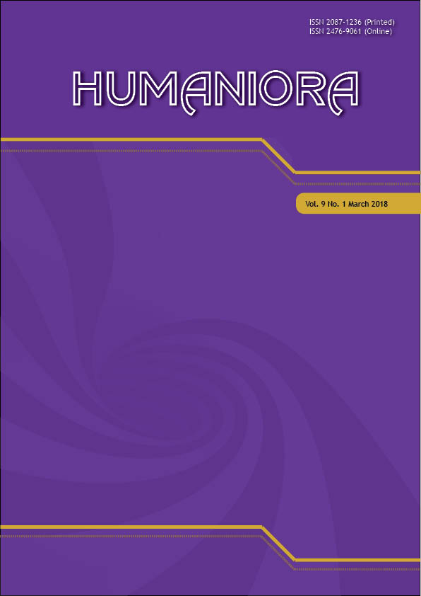 					View Vol. 9 No. 1 (2018): Humaniora
				