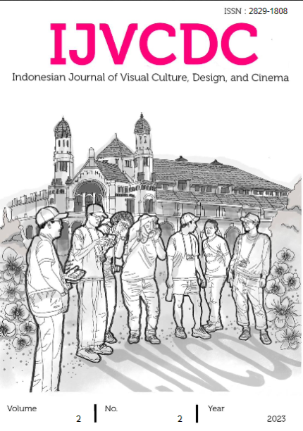 					View Vol. 2 No. 2 (2023): IJVCDC (Indonesian Journal of Visual Culture, Design, and Cinema)
				