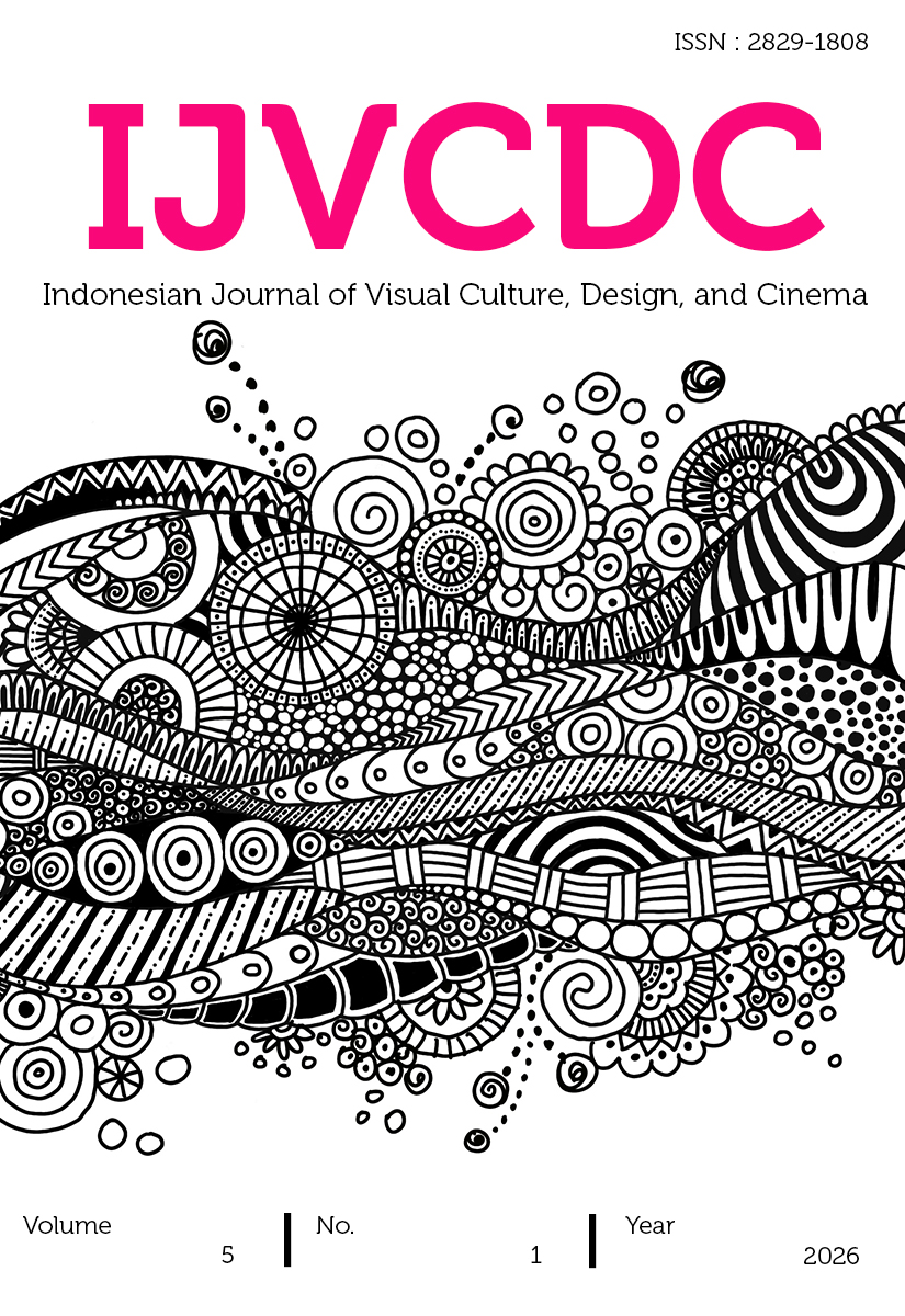 					View Vol. 5 No. 1 (2026): Indonesian Journal of Visual Culture, Design, and Cinema
				