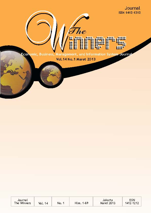 					View Vol. 14 No. 1 (2013): The Winners Vol. 14 No. 1 2013
				